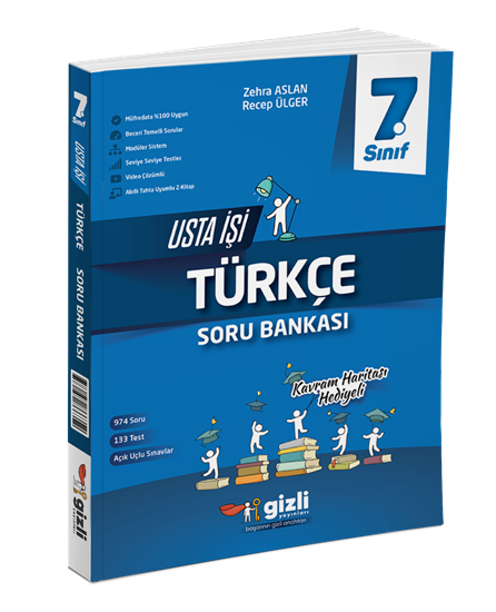 resm 7. SINIF TÜRKÇE USTA İŞİ SORU BANKASI+KAVRAM HARİT