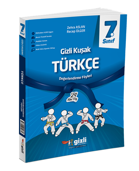 resm 7. SINIF TÜRKÇE GİZLİ KUŞAK SERİSİ