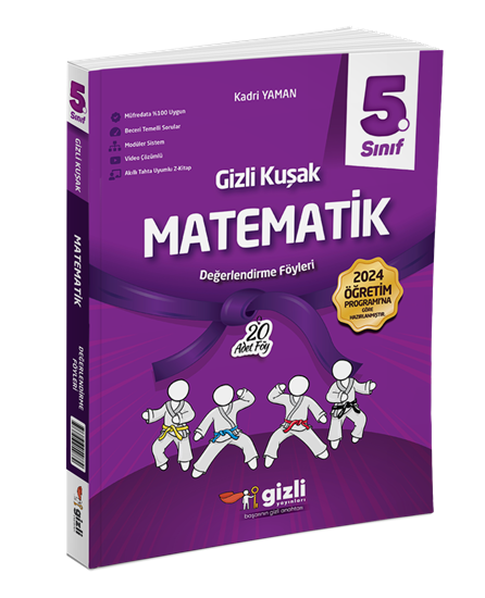 resm 5. SINIF MATEMATİK GİZLİ KUŞAK SERİSİ