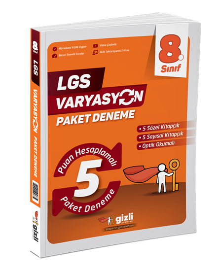 resm LGS VARYASYON 5 PAKET DENEME