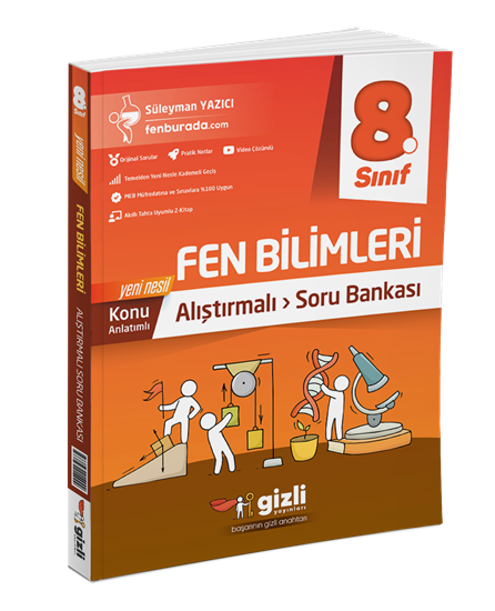 resm 8. SINIF FEN BİLİMLERİ ALIŞTIRMALI SORU BANKASI