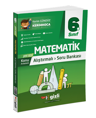 Resim 6. SINIF MATEMATİK ALIŞTIRMALI SORU BANKASI