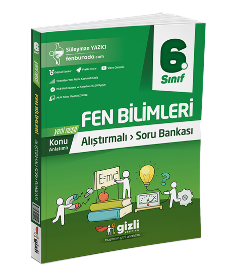 resm 6. SINIF FEN BİLİMLERİ ALIŞTIRMALI SORU BANKASI