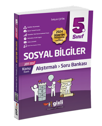 Resim 5. SINIF SOSYAL BİLGİLER ALIŞTIRMALI SORU BANKASI