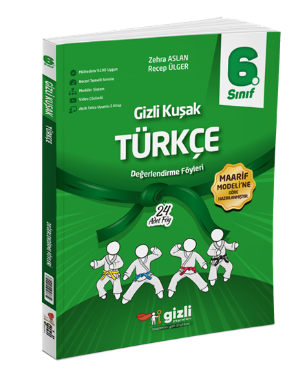 resm 6. SINIF TÜRKÇE GİZLİ KUŞAK SERİSİ