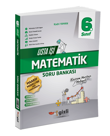 resm 6. SINIF MATEMATİK USTA İŞİ SORU BANKASI+KAVRAM HA