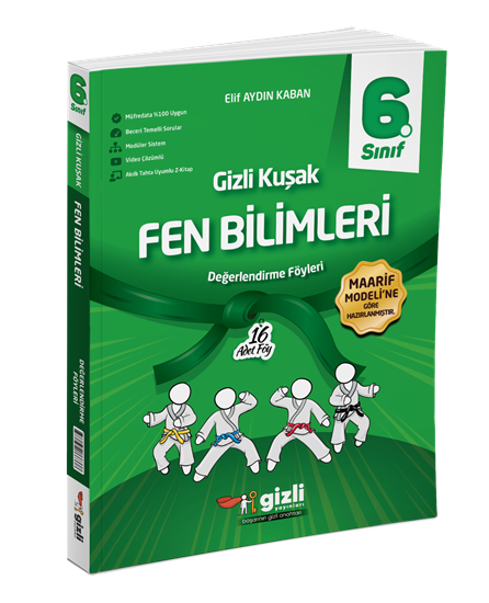 resm 6. SINIF FEN BİLİMLERİ GİZLİ KUŞAK SERİSİ